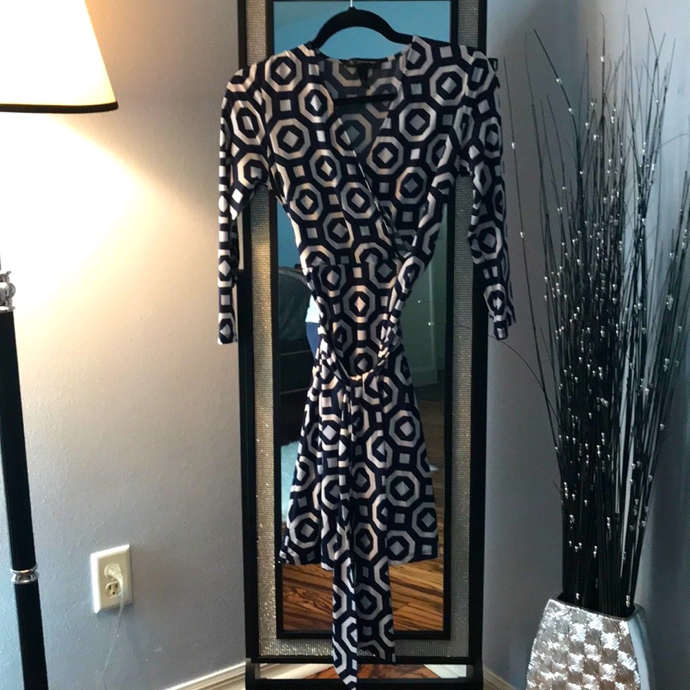 INC WRAP DRESS